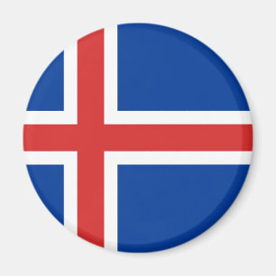 Islandflagga Magnet