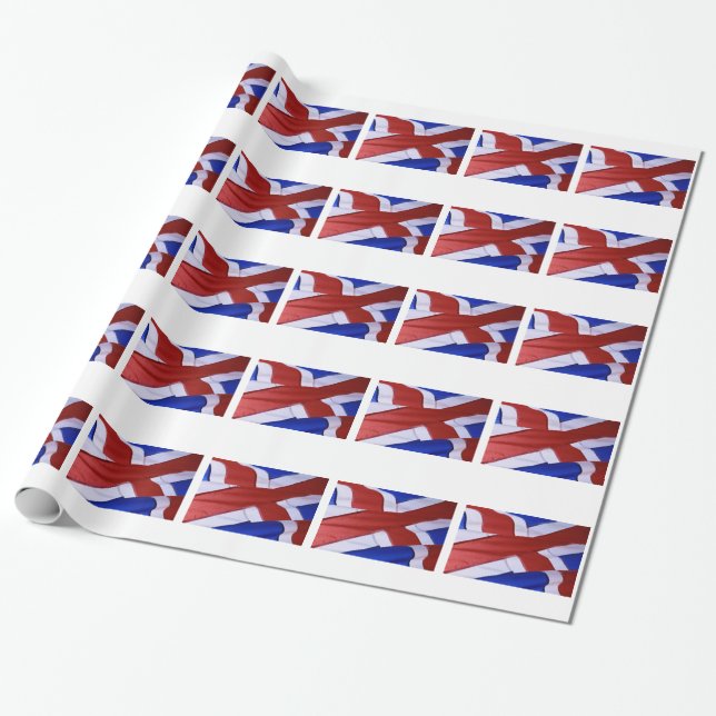 ISLANDFLAGGA PRESENTPAPPER (Utrullad)