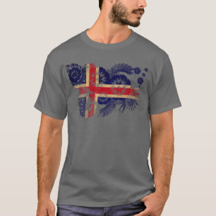 Islandflagga Tee Shirt