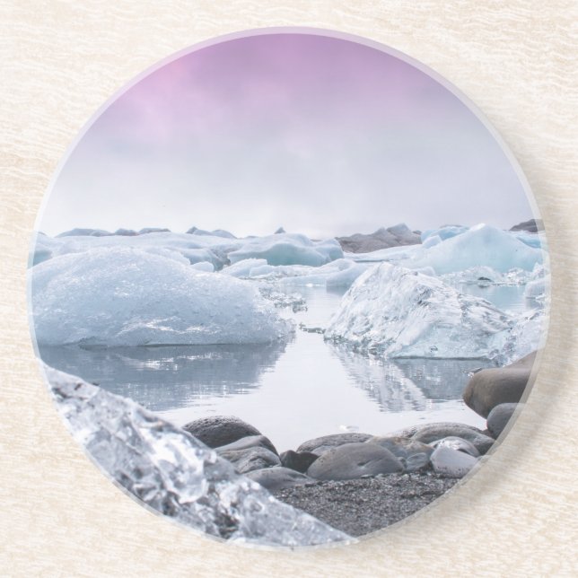 Islandglaciärlagun Underlägg (Framsidan)