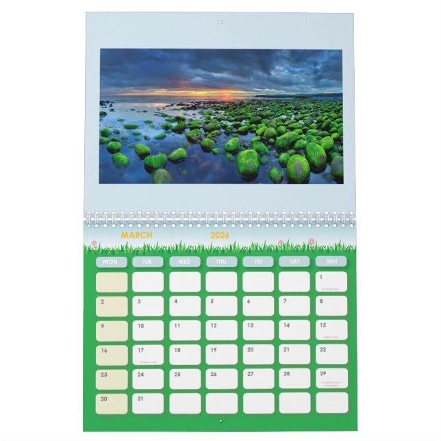 Islandkalender 2018 kalender (Mar 2026)