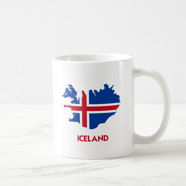 ISLANDKARTA KAFFEMUGG (Höger)