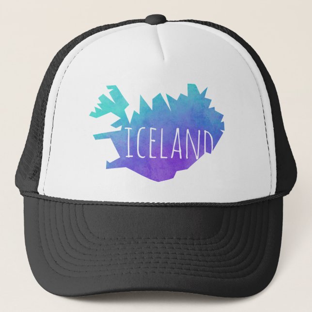 Islandkarta Truckerkeps (Framsida)
