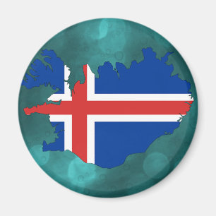 Islandlandflagga Magnet