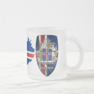 Islandmugg Frostad Glasmugg