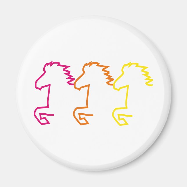 Islandpferd Magnet (Framsidan)