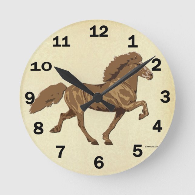 Islands 1930 rund klocka (Framsida)