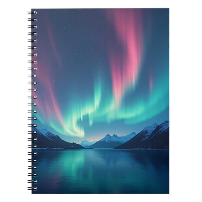 Islands Aurora Anteckningsbok (Framsidan)