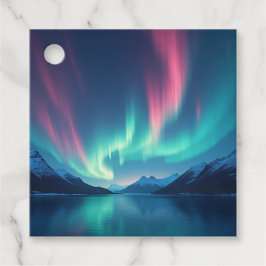 Islands Aurora Gåvor Etiketter