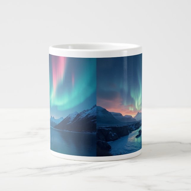Islands Aurora Jumbo Mugg (Framsidan)