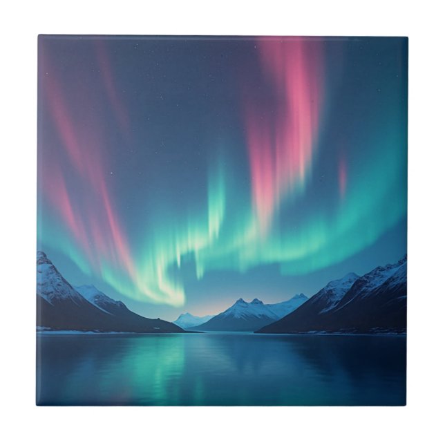 Islands Aurora Kakelplatta (Framsidan)