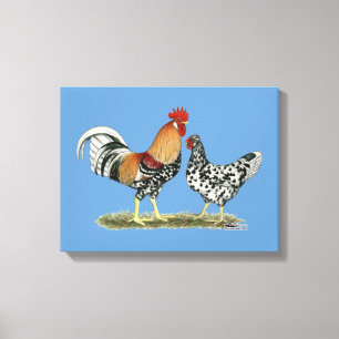 Islands Chickens Canvastryck