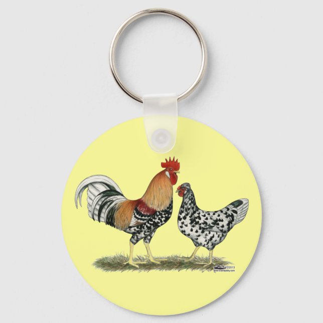Islands Chickens Nyckelring (Framsida)