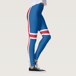 Islands flagga leggings