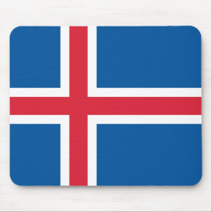 Islands flagga musmatta
