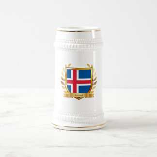 Islands flagga sköld sejdel