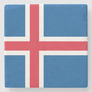 Islands flagga stenunderlägg