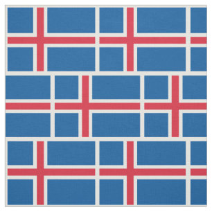 Islands flagga tyg