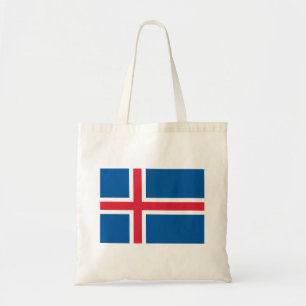 Islands flagga tygkasse