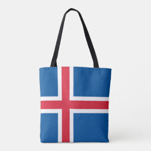 Islands flagga tygkasse