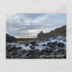 Islands flod - vykort