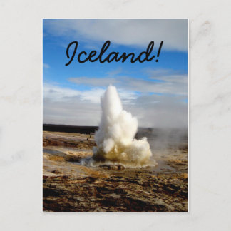 Islands Geyser Vykort