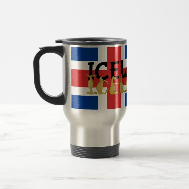 Islands Horse | Flagga av Island Resemugg (Vänster)