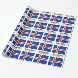 Islands Horse Flagga Presentpapper
