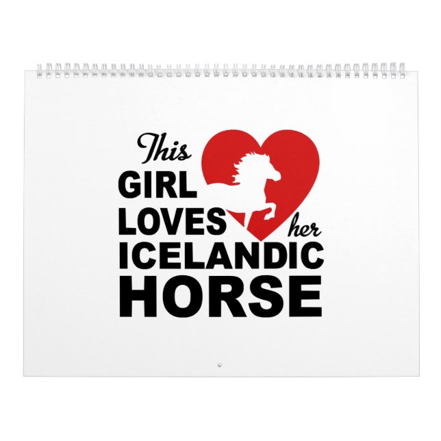 Islands Horse Kalender (Omslag)