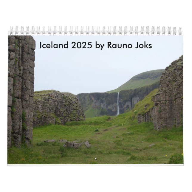 Islands kalender 2025 av Rauno Joks  (Omslag)