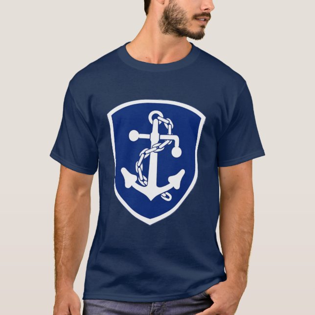 Islands Kusten Guard T Shirt (Framsida)