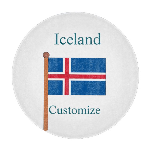 Islands landsflagga Thunder_Cove (Framsidan)