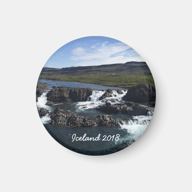 Islands landskap magnet (Framsidan)
