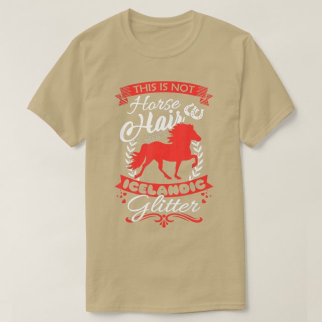 Islands Pony Horse Say Funny Girls Women Hors T Shirt (Design framsida)