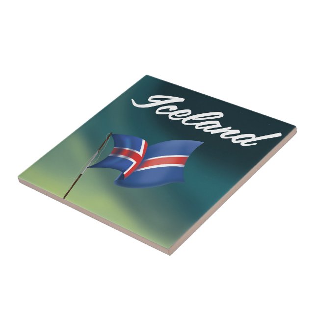 Islands reseaffisch kakelplatta (Sidan)
