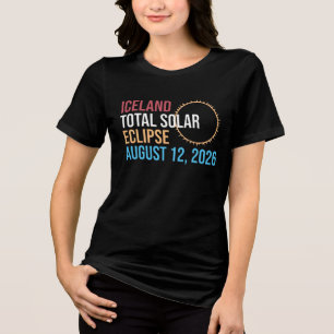 Islands totala solförmörkelse 12 augusti 2026 Mugg T Shirt