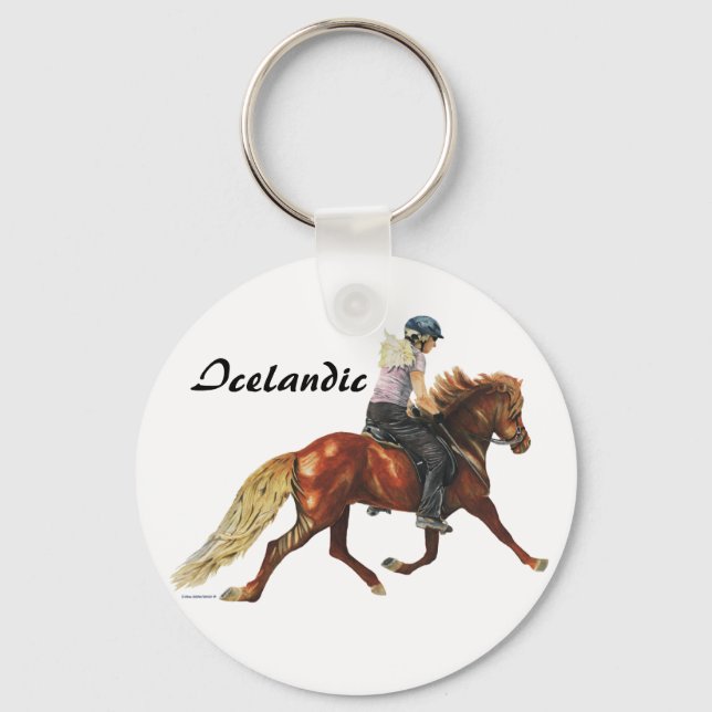 Islands Trot Nyckelring (Framsida)