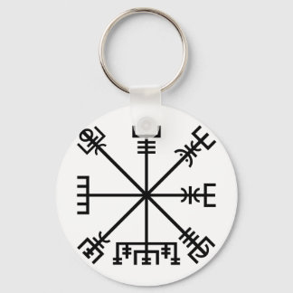 Islands Vegvisir Protection Staves Sigil Nyckelring