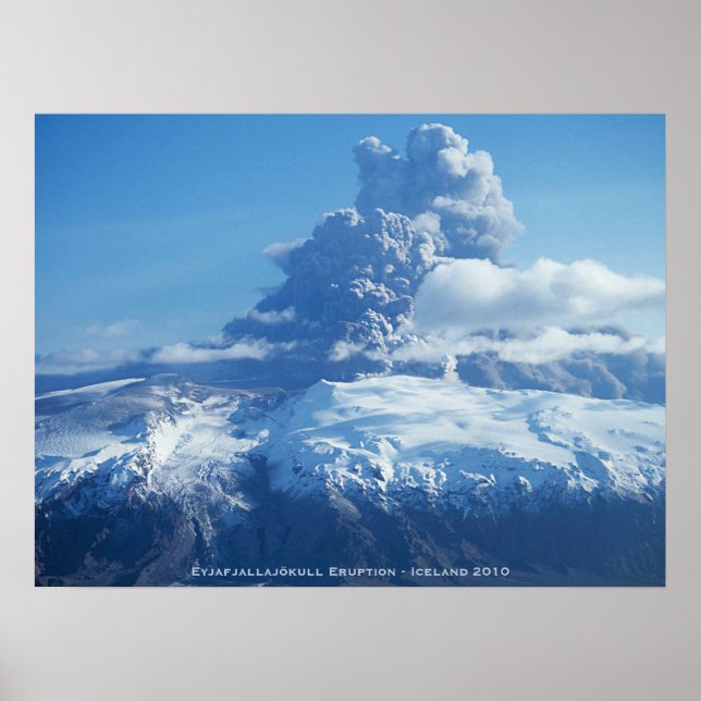 Islands Volcano Eruption Poster (Framsidan)