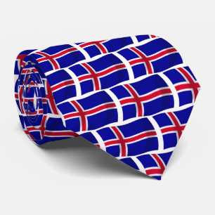 Isländsk flagghalsslips slips