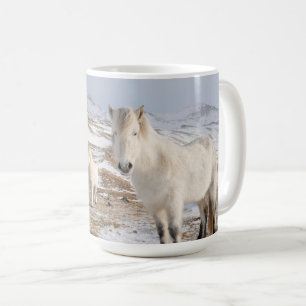 Isländsk häst Blonduos, Island Kaffemugg