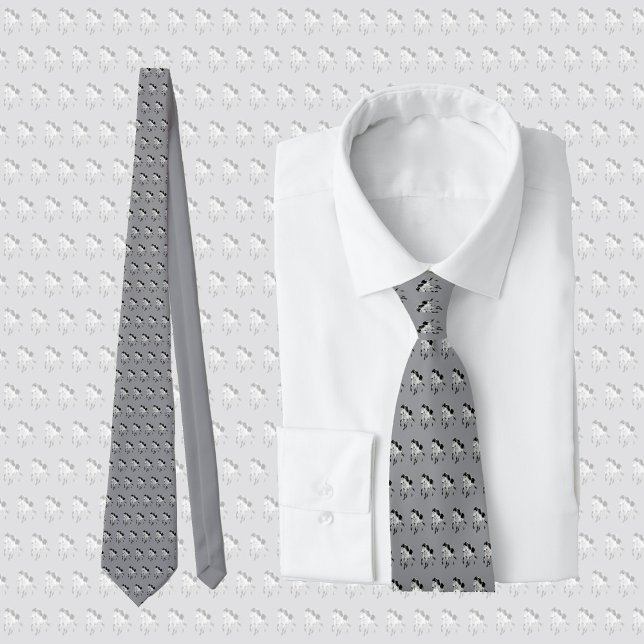 Isländsk häst i rörelse, hästälskare slips (Skapare uppladdad)