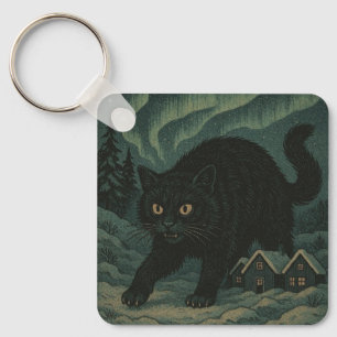 Isländsk jul julkatt nyckelring