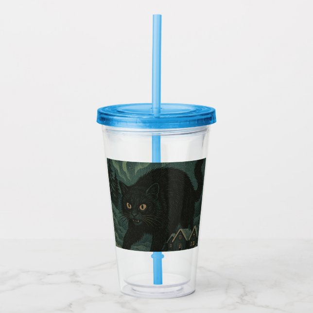 Isländsk jul julkatt  take away mugg (Framsida)