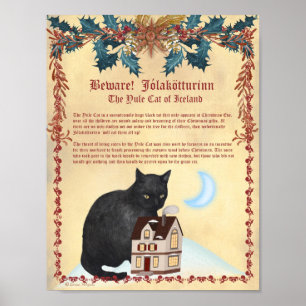 ISLÄNDSK JULEKATT Legend om Jólakötturinn Poster