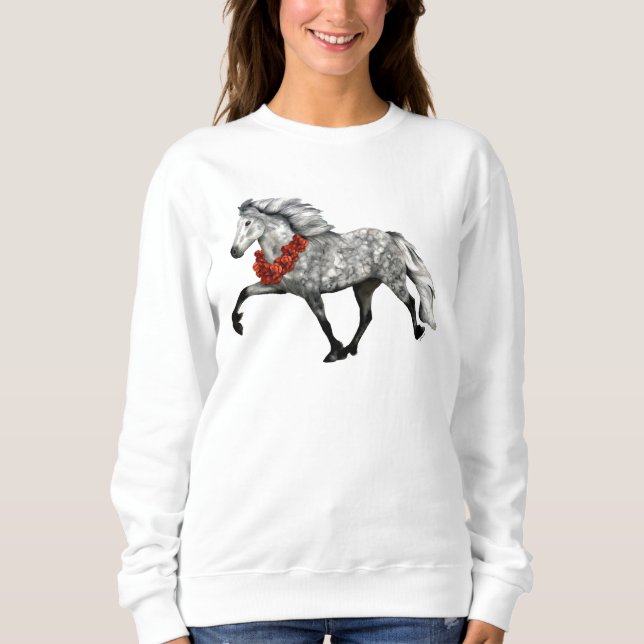 Isländsk julhäst t shirt (Framsida)