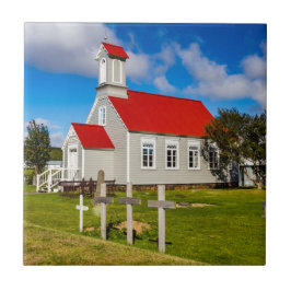 isländsk kyrka kakelplatta