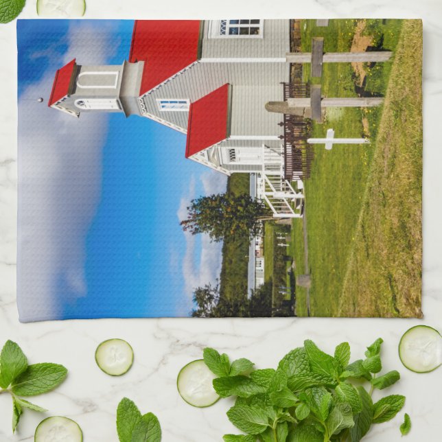 isländsk kyrka kökshandduk (Vikta)