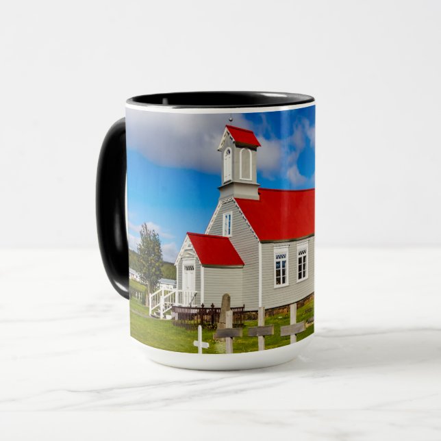 isländsk kyrka mugg (Framsida vänster)