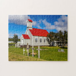 isländsk kyrka pussel